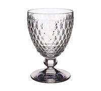 Villeroy & Boch 1172990130 Boston Tumbler, Crystal Glass with Expressive Facet Pattern, Clear, Dishwasher Safe, 400 ml