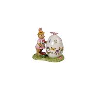 Villeroy & Boch Bunny Tales Anna Malt Easter Egg Tin, Hard Porcelain Easter Board, 11 x 6.5 x 10 cm, Multi-Colour, 11 x 6.5 x 10 cm