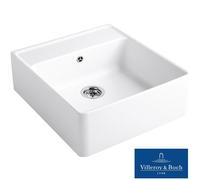 Villeroy & Boch Butler 60 1.0 Bowl White Ceramic Kitchen Sink - NO WASTE