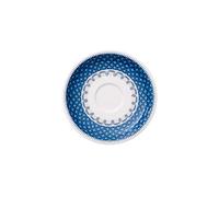 Villeroy & Boch Casale Saucer Espresso Cup, Porcelain, Blue/White, 12 cm