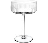 Villeroy & Boch - Afina Sparkling Wine/Champagne Coupe Glass, Set of 4, Dimensions: Approx. 166 mm, Capacity Approx. 120 ml, Crystal Glass, Dishwasher-Safe, Champagne coupes
