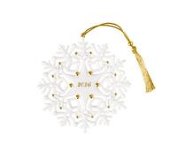 Villeroy & Boch - Christmas Classics Ornament Snowflake 2026 Gold, Limited, Christmas Decoration, Hand Painted, Real Gold, Collectable, Christmas Decoration, Premium Porcelain