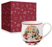 Villeroy & Boch - Toy's Fantasy Relief Mug with Toy Shop Pattern, Christmas Mug, Christmas Cup, Coffee Cup, Winter Cup, hot Drink Mug, Porcelain