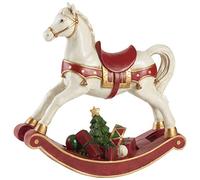 Villeroy & Boch Christmas Toys 2019 Rocking Horse XL, Multicoloured, 32,8 x 10,8 x 32,5 cm, 35-9391-0004