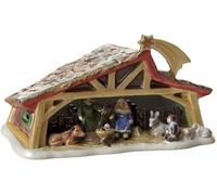 Villeroy & Boch Toy’s Memory Scene, Decorative Nativity Set for Under Your Christmas Tree, Hard-Paste Porcelain, Multi-Coloured, 27 x 16 x 16 cm, Cotton, One Size