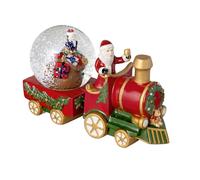 Villeroy & Boch - Christmas Toys, large train snow globe, train, 22 x 8.5 x 12.5 cm, porcelain/glass, multicoloured