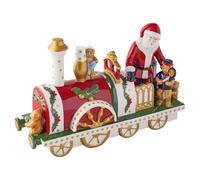 Villeroy & Boch - Christmas Toy's Memory locomotive multicoloured, Christmas, Xmas decoration for home, figurine for the table, shelf or windowsill, decorative figurine, winter decoration, porcelain
