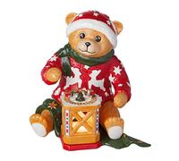 Villeroy & Boch Christmas Toys Memory Teddy Figurine Candle Holder