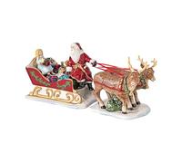 Villeroy & Boch - Christmas Toys Nostalgia Sledge with Santa and Reindeers, Christmas Decorations, Xmas Decoration Indoor, Table Decoration, Porcelain