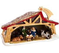 Villeroy & Boch Toy’s Memory Scene, Decorative Nativity Set for Under Your Christmas Tree, Hard-Paste Porcelain, Multi-Coloured, 27 x 16 x 16 cm, Cotton, One Size
