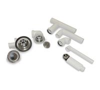 Villeroy & Boch Chrome 90mm Basket Strainer Waste Kit 82820061 - Polished 18/10 Stainless