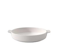 Villeroy & Boch Clever Cooking Round Baking Dish, 28 cm, Premium Porcelain, White