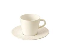 Villeroy & Boch Manufacture Rock Blanc Coffee Cup & Saucer