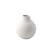Villeroy & Boch Collier Blanc Vase Perle No. 3, 11x11x12 cm, Premium Porcelain, White
