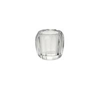 Villeroy & Boch Coloured DeLight Small Tealight Holder, Crystal Glass, Clear - 7 cm, Ideal for Atmospheric Lighting, Dishwasher Safe