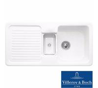 Villeroy & Boch Condor 60 1.5 Bowl White Ceramic Kitchen Sink - NO WASTE