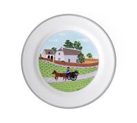 Villeroy & Boch Design Naif 27 cm Flat Plate, Farmer
