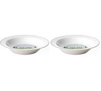 Villeroy & Boch Design Naif Salad Bowl-Meeting, Premium Porcelain, White/Colourful (Pack of 2)
