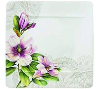 Villeroy & Boch Quinsai Garden Flat Plate, Porcelain, Multi-Colour, 27 x 27 cm Mot.D