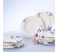 Villeroy & Boch Dinner Set - Mariefleur Gris Basic FLORAL 12pcs