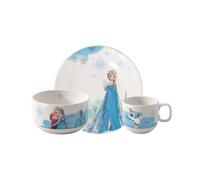 Villeroy & Boch - Disney Frozen Children's Dinnerware Set 3 pcs., Dishwasher Safe, Microwave Safe, Dinnerware for Children, Premium Porcelain