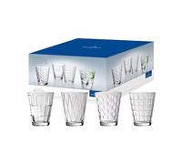 Villeroy & Boch - Dressed Up Water Glass Set 4 Pieces 310 ml, Dishwasher Safe, Microwave Safe, Cold Drink Glasses, Juice Glasses, Drinkware, Crystal Glass