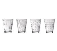 Villeroy & Boch - Dressed Up Water Glass Set 4 Pieces 310 ml, Dishwasher Safe, Microwave Safe, Cold Drink Glasses, Juice Glasses, Drinkware, Crystal Glass