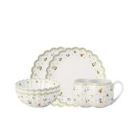 Villeroy & Boch - Easter Delight Breakfast Set for 2, 6 Pieces, Premium Porcelain, Nostalgic Patterns, Gold Details, Easter Decoration, Harmonious Table Set