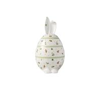 Villeroy & Boch - Easter Delight jar, rounded egg shape, premium porcelain, three pieces, nostalgic Easter patterns, gold details, decorative storage jar for sweet treats & little snacks
