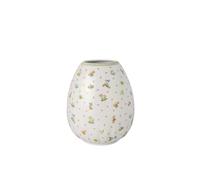 Villeroy & Boch - Easter Delight vase, premium porcelain, oval egg shape, nostalgic Easter patterns, gold details, decorative spring vase for bouquets & flower arrangements