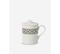Villeroy & Boch Ed Metrochic Gifts Premium Bone Porcelain Mug With Lid 11cm