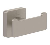 VILLEROY & BOCH Elements Double Hook - Striking Brushed Nickel