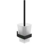 Villeroy & Boch Elements Striking Toilet Brush Set Matt Black