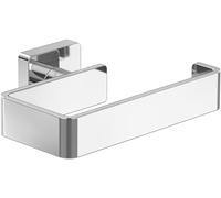 Villeroy & Boch Elements - Striking toilet roll holder without cover, for wall installation, brass, square, Chrome