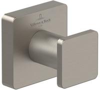 Villeroy & Boch Elements Striking Towel Hook Matt Brushed Nickel
