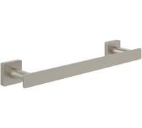 Villeroy & Boch Elements - Striking Towel Rail Bathroom Wall Mounted Towel Rail Brass Bath Towel Rail Square Length 345 mm Brushed Nickel Matt