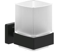 Villeroy & Boch Elements Striking Tumbler And Holder Matt Black