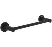 Villeroy & Boch Elements - Tender, bathroom for wall installation, towel rail made from zinc, round bathroom, length 366 mm, Matt Black