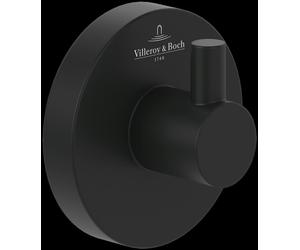 Villeroy & Boch Elements Tender Robe Hook In Black Black One Size