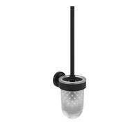 Villeroy & Boch Elements Tender Toilet Brush Set In Black Black One Size