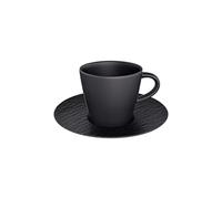Villeroy & Boch Espresso cup and saucer Manufacture Rock - Black - 60 ml