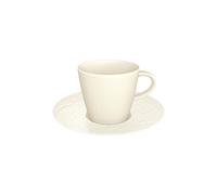 Villeroy & Boch Espresso cup and saucer Manufacture Rock - White - 60 ml