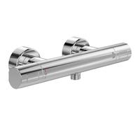 Villeroy & Boch Exposed Round Thermostatic Shower Mixer, Chrome