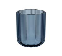 Villeroy & Boch - Fleur Bleu vase 15 cm Blue, Dishwasher-safe, Table vase, Hand-crafted, hand-blown glass vase, Floral design, Colourful flower vase, Decorative homeware, Home decor, Decoration, Glass