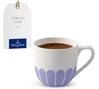 Villeroy & Boch - Fleur bleu Espresso Cup Blue, Dishwasher-Safe, Microwave-Safe, Cup for Espresso or Small Coffee, Small Coffee Cup, Crockery Flower Pattern, Premium Porcelain