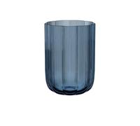 Villeroy & Boch - Fleur Bleu vase 22.5 cm Blue, Dishwasher-safe, Large table vase, Hand-crafted, Hand-blown, Decorative glass vase, Large flower vase, Tall vase, Decorative homeware, Decoration, Glass