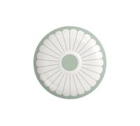 Villeroy & Boch - Fleur Cappuccino Cup Saucer, Dimensions: Approx. 17.5 × 17.5 × 2.5 cm, Green, Dishwasher-Safe & Microwave-Safe, Floral Decor, Premium Porcelain Coffee Cup Saucer