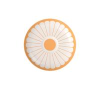Villeroy & Boch - Fleur Cappuccino Cup Saucer, Dimensions: Approx. 17.5 × 17.5 × 2.5 cm, Orange, Dishwasher-Safe & Microwave-Safe, Floral Decor, Premium Porcelain Coffee Cup Saucer