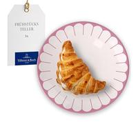 Villeroy & Boch - Fleur Cassis Breakfast Plate Pink, Dishwasher-Safe, Microwave-Safe, Dessert Plate, Small Plate for Breakfast, Desserts & Snacks, Cake Plate, Premium Porcelain