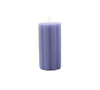 Villeroy & Boch - Fleur Gifts Pillar Candle, Dimensions: Approx. 7.5 × 15 cm, Blue, Decorative Candle with a Floral Design, Wax (Paraffin)